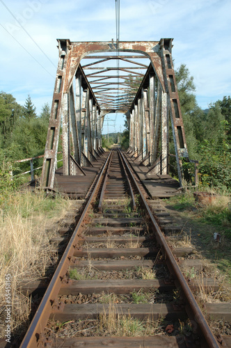 Fototapeta niebo pejzaż wiadukt