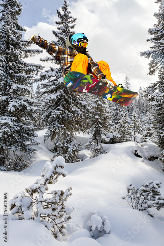 Plakat śnieg snowboard sport lekkoatletka sporty ekstremalne