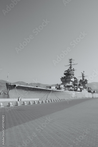 Plakat statek armia marynarki wojennej okręt wojenny łódź