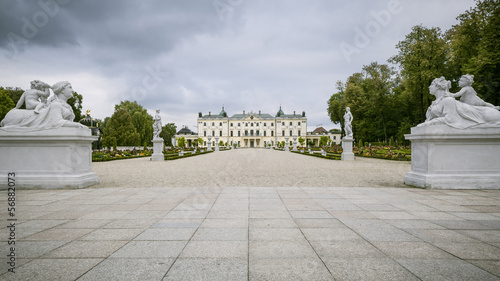 Fotoroleta ogród statua kwiat atrakcja turystyczna