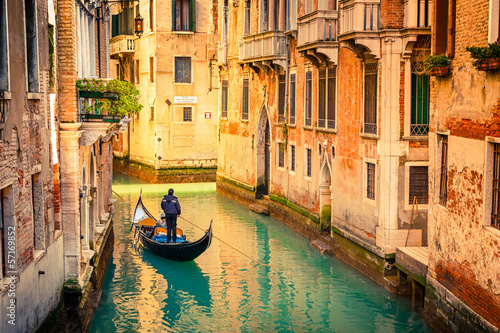 Obraz na płótnie Kanał w Wenecji