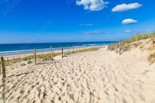 Fototapeta fala plaża wydma