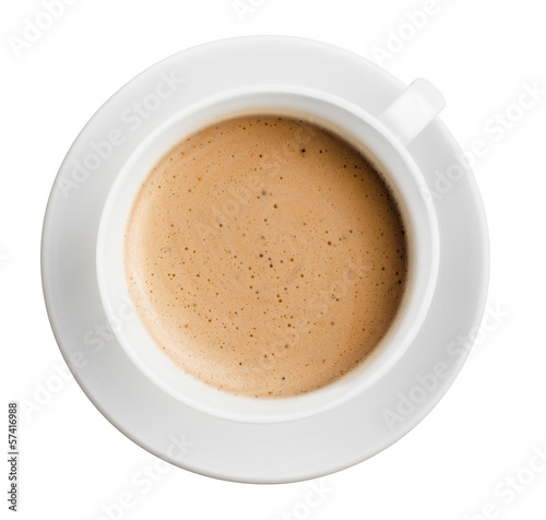 Fotoroleta widok expresso cappucino kawiarnia mleko