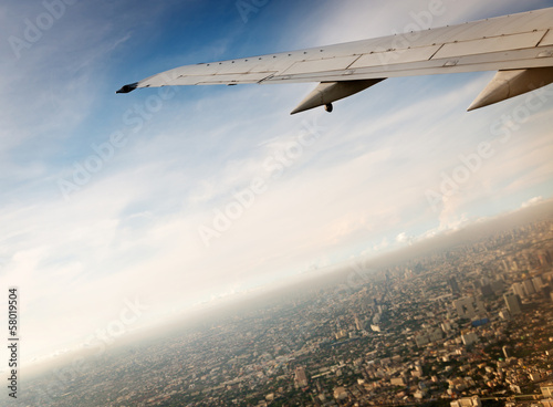 Obraz na płótnie odrzutowiec widok transport lotnictwo