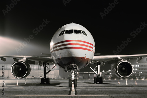 Fototapeta transport samolot lotnictwo airliner