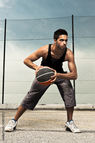 Obraz na płótnie lekkoatletka chłopiec koszykówka sport zdrowy