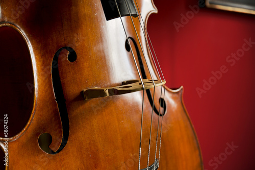 Obraz na płótnie łuk skrzypce muzyka jazz niski