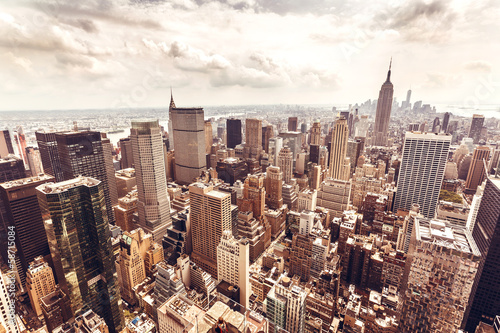 Naklejka ameryka szczyt panorama architektura