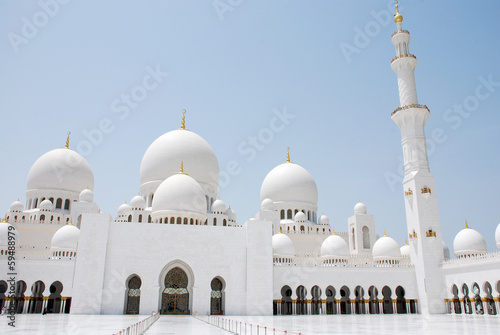 Naklejka azja architektura arabski meczet
