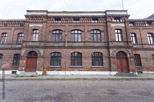 Obraz na płótnie architektura ulica łódź niebo stary