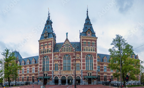 Obraz na płótnie muzeum amsterdam miasto