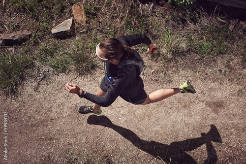 Fototapeta ścieżka lekkoatletka jogging