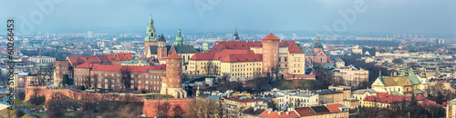 Plakat panorama pejzaż wieża