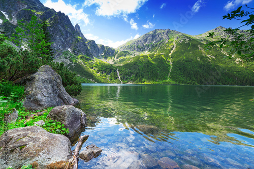 Plakat wzgórze natura tatry