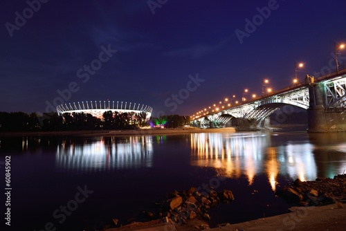 Obraz na płótnie wisła most sport niebo