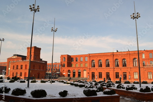 Plakat zabawa miasto rynek lato