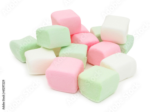 Naklejka marshmallow biały rose słodki