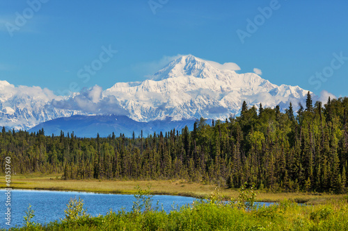 Fotoroleta lód góra ameryka bezdroża alaska