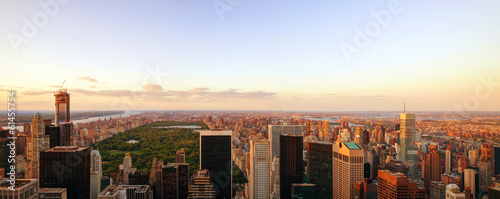 Plakat ameryka metropolia panorama manhatan