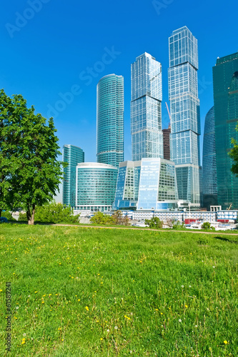 Fotoroleta niebo natura architektura rosja drzewa