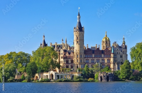 Obraz na płótnie niebo park drzewa zamek