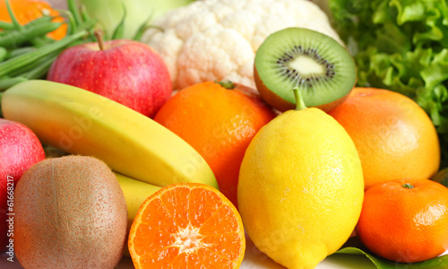 Plakat świeży owoc warzywo