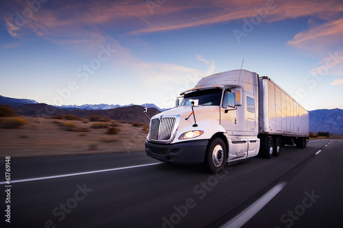 Plakat perspektywa ruch transport autostrada