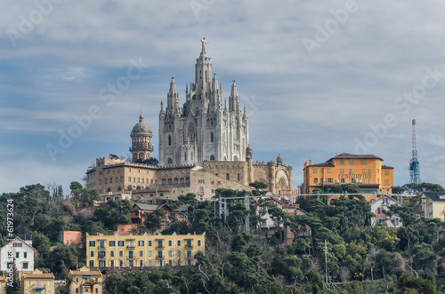 Naklejka barcelona hiszpania natura