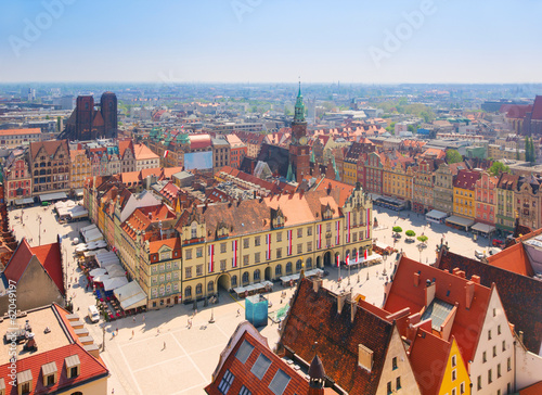 Obraz na płótnie miasto rynek europa