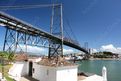 Naklejka ameryka południowa most brazylia łańcuch fort