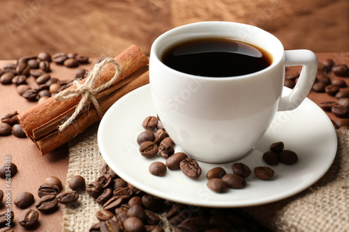 Obraz na płótnie filiżanka roślina kawa jedzenie expresso