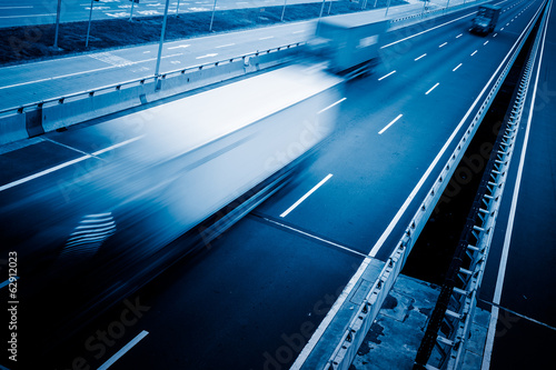 Fototapeta autostrada ciężarówka droga