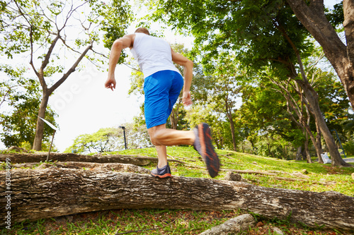 Fotoroleta jogging lekkoatletka mężczyzna sport