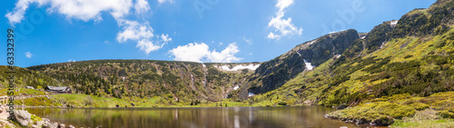 Plakat narodowy pejzaż panorama natura góra