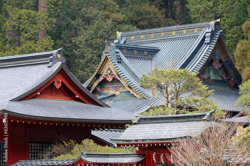 Naklejka świątynia tokio japonia