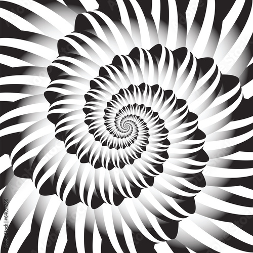 Plakat wzór spirala nowoczesny