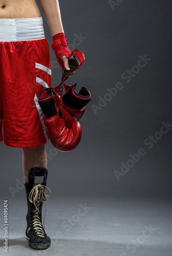 Plakat kick-boxing ludzie sport