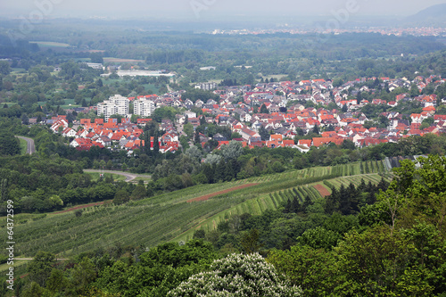 Obraz na płótnie wioska krajobraz miasto