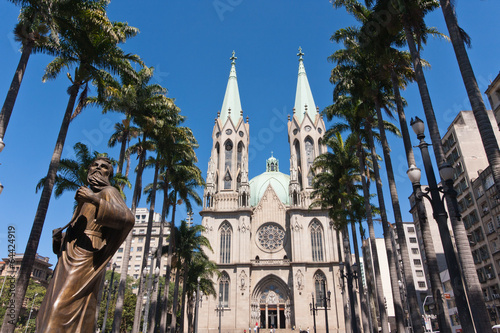Naklejka palma kościół brazylia katolicyzm religia