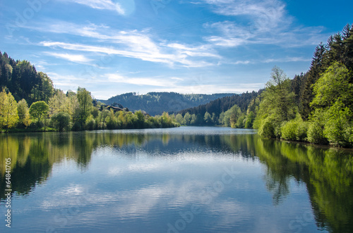 Obraz na płótnie drzewa krajobraz ładny woda natura