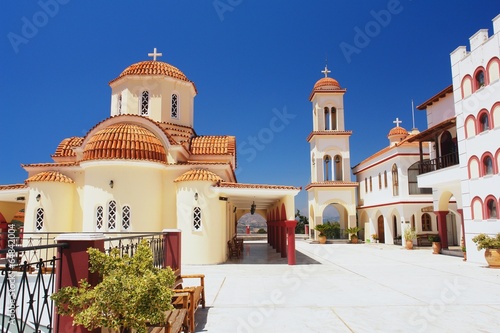 Naklejka dzwon grecja grecki wioska architektura