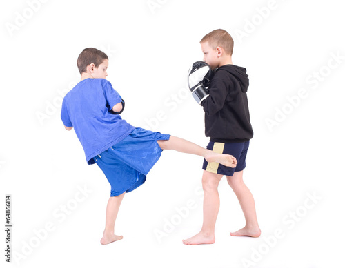 Obraz na płótnie ćwiczenie boks mężczyzna