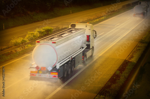 Fototapeta droga samochód transport ciężarówka