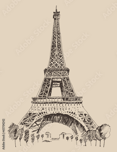 Fototapeta architektura francja wieża