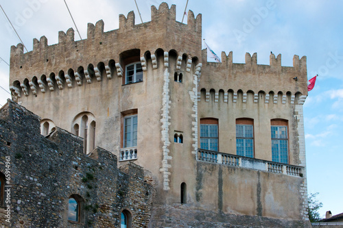 Naklejka architektura francja zamek wieża