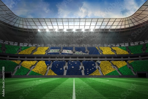 Obraz na płótnie filiżanka sport piłka nożna stadion