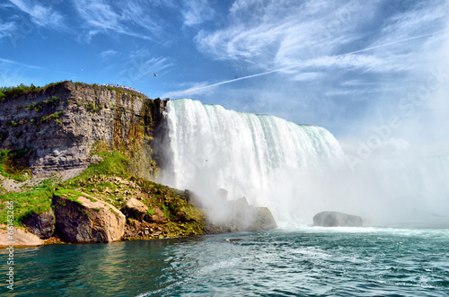 Naklejka wodospad kaskada klif woda niagara