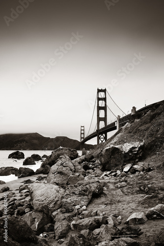 Fotoroleta plaża golden gate architektura miejski