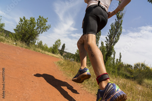 Fotoroleta lekkoatletka natura sport akt dzieci