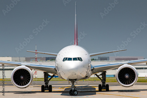 Naklejka lotnictwo silnik airliner samolot odrzutowiec